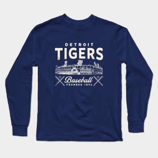 Detroit Tigers Stadium by Buck Tee Long Sleeve T-Shirt